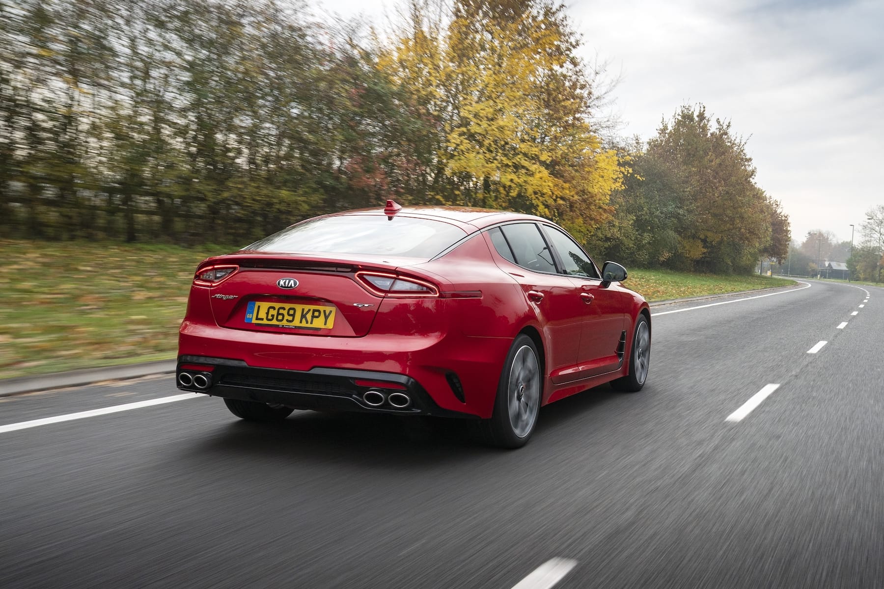 Kia Stinger (2020 facelift) – rear view
