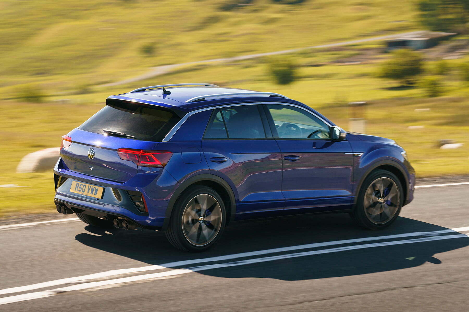 Volkswagen T-Roc R (2019 onwards) rear view | Expert Rating